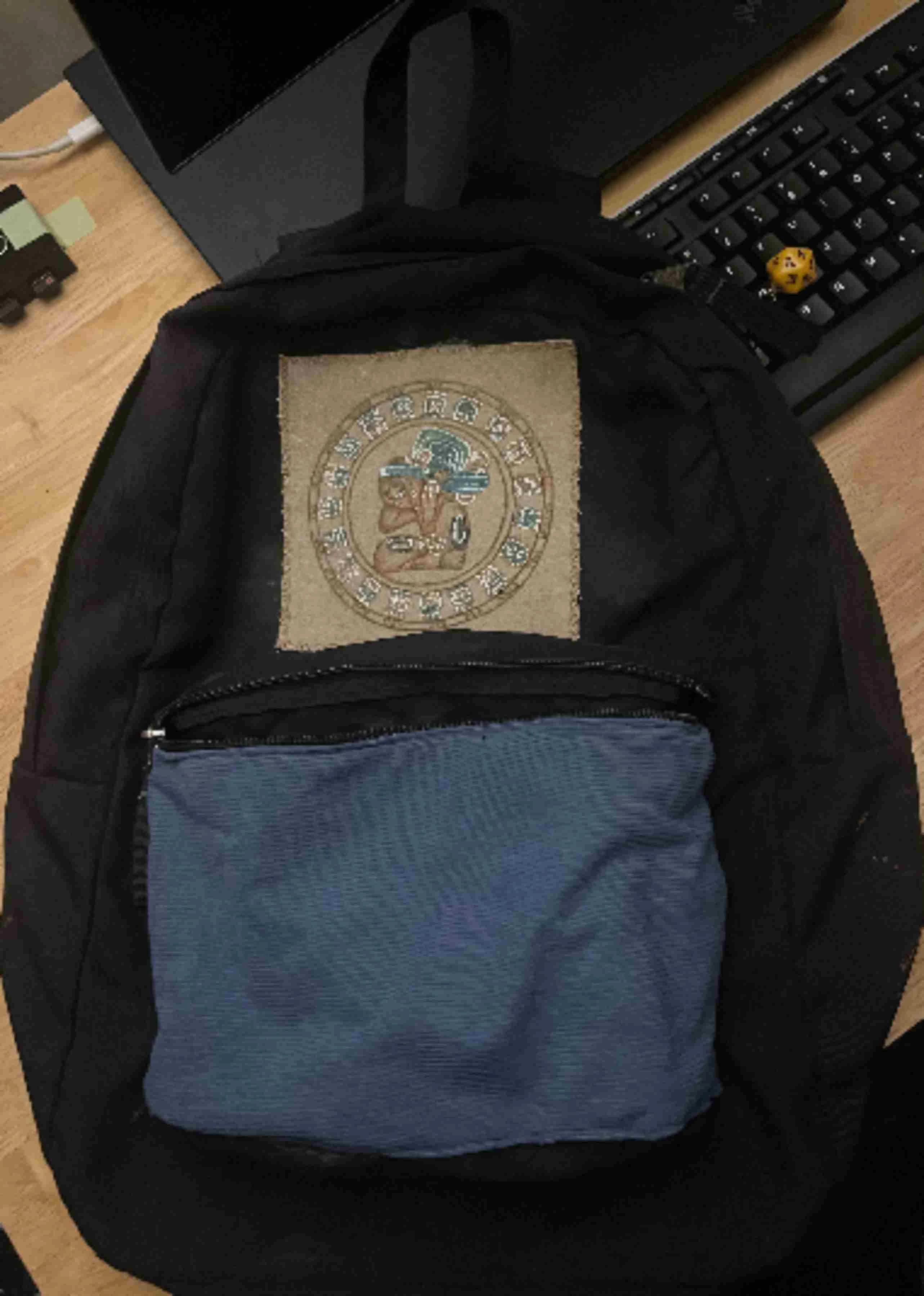 My backpack before the project