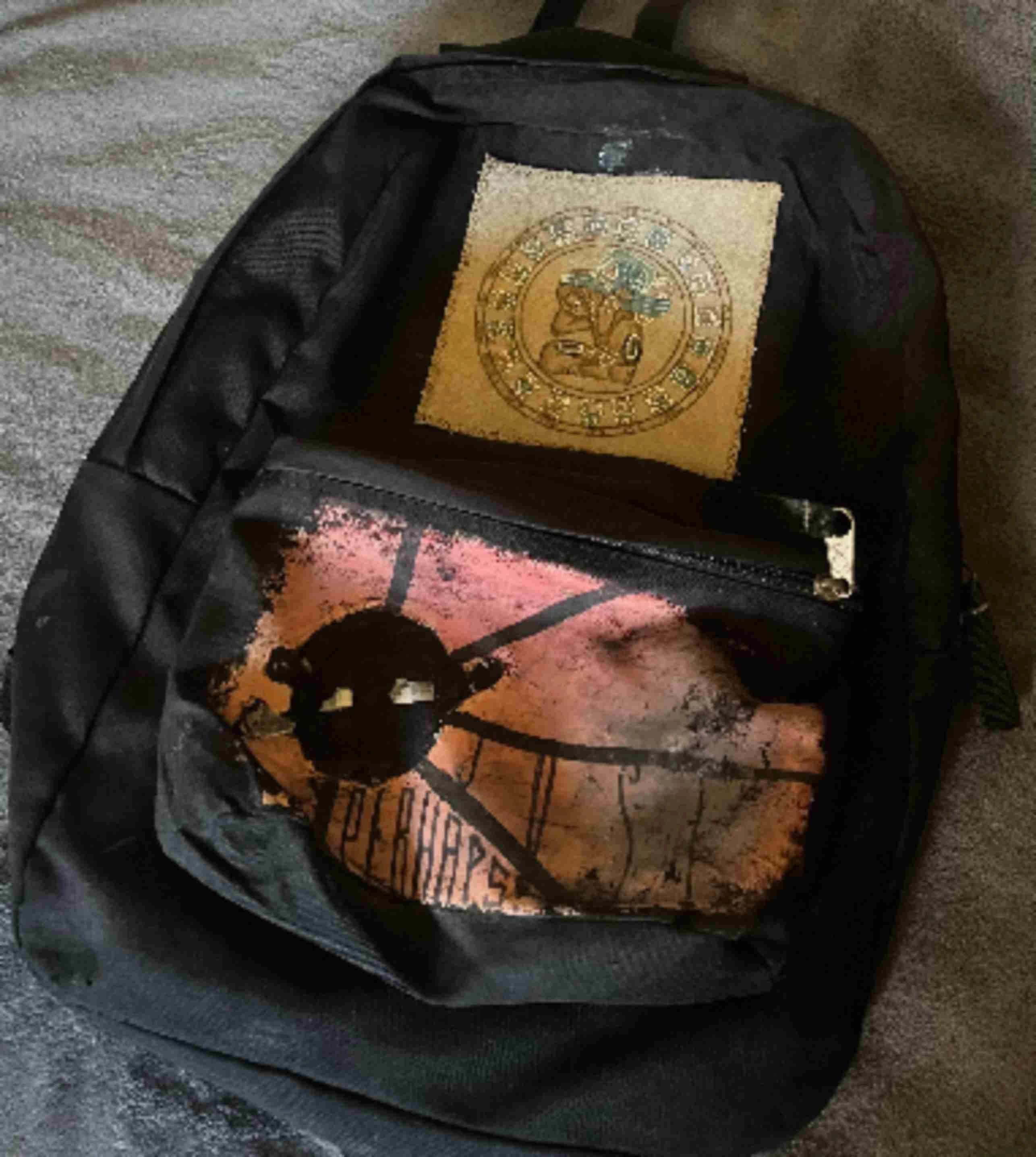 My backpack before the project